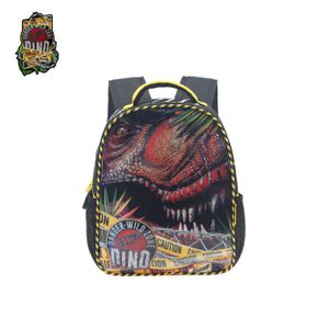 Mochila Espalda  Dino Danger Negra 12 Pulgadas