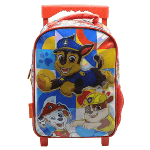 Mochila Carro Paw Patrol 12” Azul y Rojo