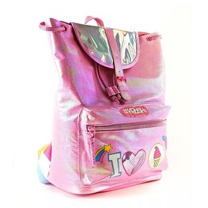 Mochila Kooshi I Love Ice Cream Simil Vintage 15 pulgadas