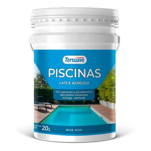 Pintura Piscinas Base Acuosa Azul Tersuave 20 Lts