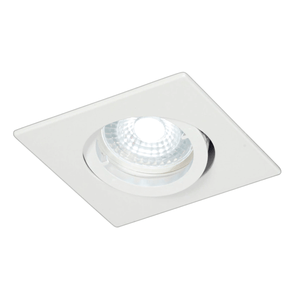 Spot Embutir Movil Cuadrado Embu 14 Apto Dicro Led Moderno Blanco