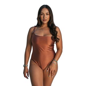 Malla entera tricot con elastano brillante