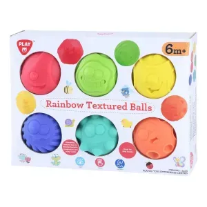 Juego Didáctico Pelotas con Textura de Arcoiris