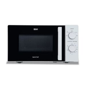 Microondas BGH 18 Litros Mecánico Blanco