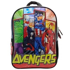 Mochila De Espalda Escolar Avengers Marvel Rojo 12 Pulgadas