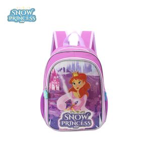 Mochila Espalda Snow Princesas Rosa  14 Pulgadas