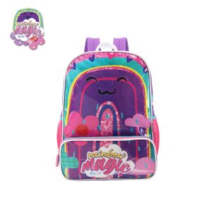 Mochila Espalda 16 Pulgadas Rainbow Magic Lila