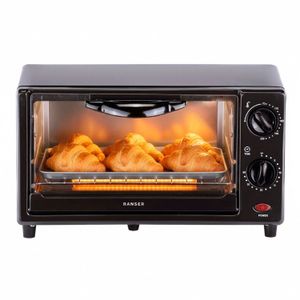 Horno Eléctrico Ranser PANIGALE HE-700M 11,5Lts 750Watts Negro.