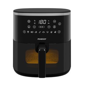 Freidora Peabody PE-AFW520N de Aire 5.2 Litros 1500W Negra