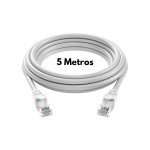 Cable De Red Armado Patch Cord 5 Metros Rj45 Utp Cable AZUL