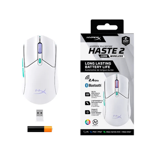 Mouse Hyperx Pulsefire Haste 2 Core Inalambrico Color Blanco