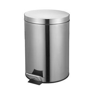 Cesto Tacho De Basura Con Pedal Acero Inoxidable