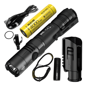 Linterna Táctica 1200 Lúmens Recargable USB Potente