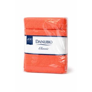 Juego De Toalla Y Toallon Danubio Classic 100% Algodon Coral