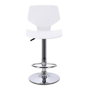 Banqueta Alta Banco Taburete Plástico Y Aluminio - Rex