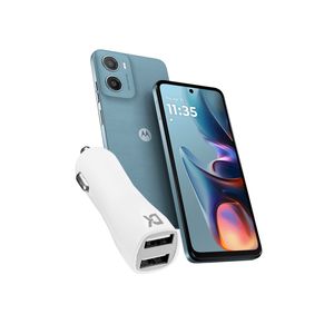Combo de Celular Motorola Moto E15 + Cargador Dekkin USB