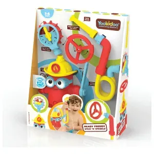 Juego De Baño Grifo Bombero - Yookidoo Rojo