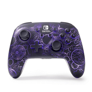 NSW Powera Enhanced Wireless Controller Lumectra Galactic Vortex Edition