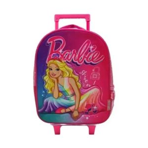 Mochila Escolar Carro 12"  Barbie Shine On Fucsia