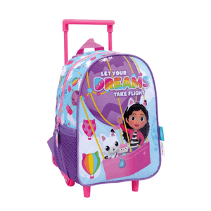 Mochila Carro Gabby’s DollHouse 12” Globo Violeta