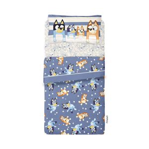Juego de Sábanas 1 1/2 plaza Bluey