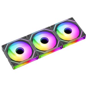 PACK DE FANS FORMULA V LINE AIR BRIDGE BLACK ARGB (3 FANS, 12CM, ARGB)