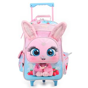 Mochila Chimola Con Carrito 18 Pulgadas Bunny