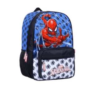 Mochila De Espalda Spiderman Arañas 16 Pulgadas Azul
