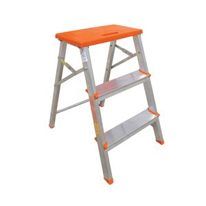 Escalera Banco Aluminio 3 Escalones Botafogo - Rex