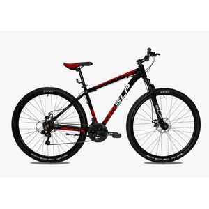 Bicicleta Mtb R29 Slp 10 Pro T18 21 Vel Shimano Negro con rojo