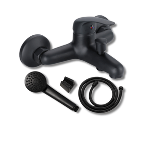 Flor Ducha Monocomando Vox Griferias Duchador De Mano Negro