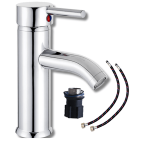 Grifería Monocomando Para Baño Vox Cocina  Acero Inox