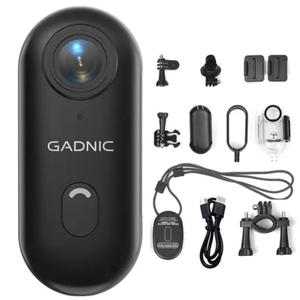 Cámara De Acción Gadnic 4K Deportiva WiFi Magnetica Estuche Sumergible