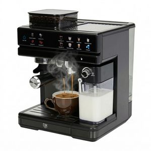 Cafetera Expresso Cuk By Gadnic 20 Bar Potencia 1350W Molinillo de Café y Espumador de Leche