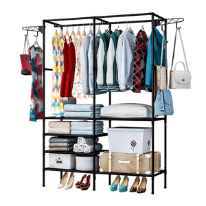 Perchero Zapatero Organizador Ropa Rack Doble Alpina Hzp04