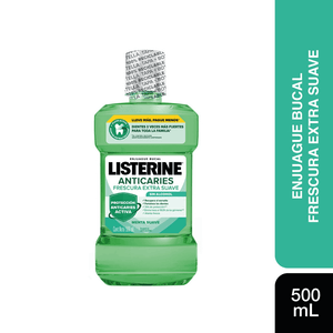 Enjuague Bucal Anticaries Frescura Suave Sin Alcohol