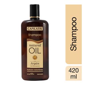Shampoo Capilar Natural Oil Con Argan De Marruecos