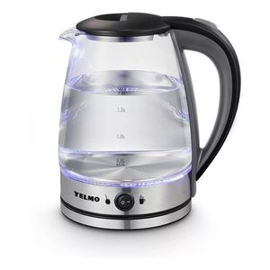 Pava Jarra Electrica Yelmo Pe-3907 Vidrio Templado 1,8litros