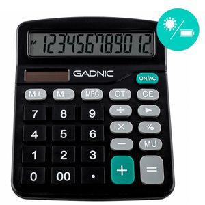 Calculadora  Gadnic 12 Digitos Pantalla LCD Botones Grandes