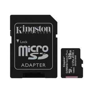 MEMORIA SDHC MICRO 128 GB KINGSTON - CANVAS SELECT PLUS CADAPT (SDCS2128GB)