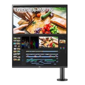 Monitor LG Dualup 28mq780 Ergonomico 27.6 Nano Ips Kvm Hdr10
