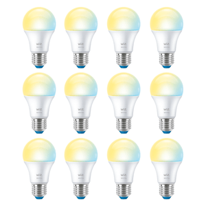 Lampara Led Inteligente Foco Wiz 8w Luz Fría Y Cálida X12 Un