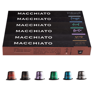 90 Capsulas De Café Macchiato Compatible Maquina Nespresso
