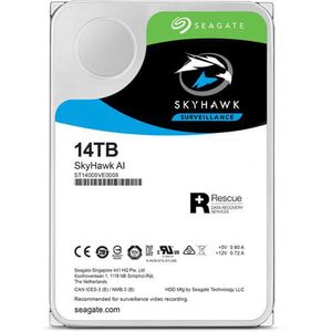 Disco Duro Interno Seagate SkyHawk Ai Surveillance Sata 14TB 6GBS 256MB