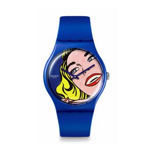 Reloj Swatch Girl by Roy Lichtenstein, The Watch para mujer de silicona SUOZ352
