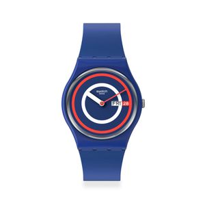 Reloj Swatch Blue To Basics para hombre de silicona SWSO28N703