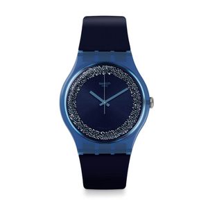 Reloj Swatch Blusparkles de silicona