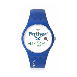 Reloj Swatch All About Dad de silicona SO29Z704