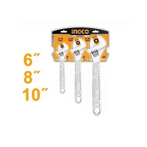 Set De 3 Llaves Ajustables Ingco HADWK031