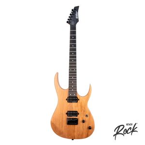 Guitarra Eléctrica Newen Rock Natural Wood con Cuerpo Lenga Maciza